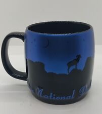AmericaWare Zion National Park Coffee Tea Mug Night Sky 3D Silhouette 22 oz Blue picture