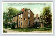 Postcard Massachusetts Lexington MA Hancock Clarke House 1910s Unposted Divided picture