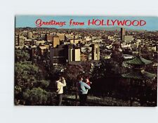 Postcard Panoramic View of Glamorous Hollywood California USA picture