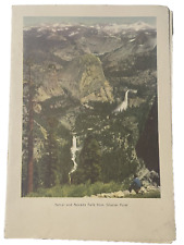 1949 Yosemite National Park Menu Camp Curry Vernal Nevada Falls Glacier Point picture