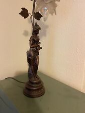 French Art Deco Figural Lady Table Lamp picture