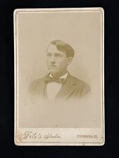 💡1867 FITE’S THOMAS EDISON PRE-ROOKIE CABINET CARD (LONE JACK DUKE N76) picture
