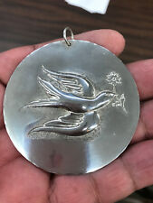 VINTAGE STERLING SILVER CHRISTMAS HOLIDAY TREE ORNAMENT Towle 1971 picture