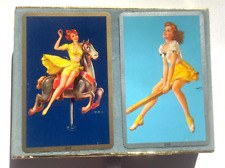 1950's Congress Pinup Girl Playing Cards 2 Decks by J. Erbit picture