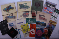 1900-70 Vintage Ford times Buick Mercedes Automobile Magazine Ad hard prints Lot picture