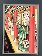 Postcard - Statue of Liberty on the Subway - Good Condition picture