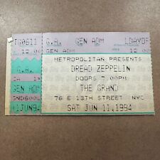 Dread Zeppelin Concert Ticket Stub June 11th 1994 New York picture