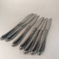 OneidaCraft Dinner Knives Shasta Oneida Curve Handle Glossy 7  8 1/4