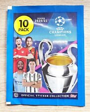 Topps 1 bag Champions League 2020 2021 Bustina packet bag Panini  picture