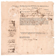 1780 Revolutionary War Massachusetts 3rd Regiment Militia Military  Appointment picture
