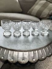 5 Crystal Aperitif Shot Glasses picture