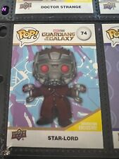 Upper Deck Funko Pop Marvel Trading Card Star-Lord #74 Convention Exclusive picture