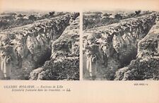 French Infantry Soldiers Fighting in Trenches in World War I, Unused Postcard  picture