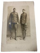 RPPC French France Postcard Military Soldiers Carte Postale Circa WWI B3FF picture