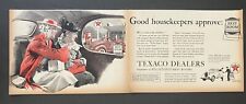 1939 Texaco Dealers Registered Restroom Good Housekeepers Approve Vtg Print Ad picture