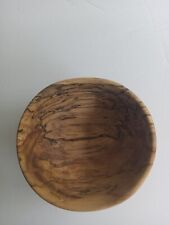 small handcrafted spalted maple wooden bowl picture