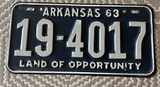 Vintage Arkansas 1963 License Plate  picture