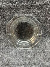 Vintage Ashtray Clear Glass Octagon Shape picture