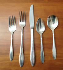 Vintage Oneida Nobility Silverplate Reverie Flatware -5 Piece Place Setting picture