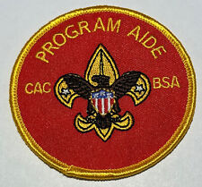 Program Aide CAC  Position  Patch  Boy Scout TT5 picture