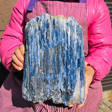 12.23LB Natural beautiful Blue KYANITE with Quartz Crystal Specimen Rough picture