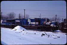 Original Rail Slide - CR Conrail 6771 Cleveland OH 2-1979 - Wrecked picture