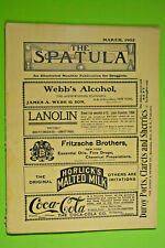 March 1905 The Spatula Magazine, An Illustrated Monthly Mag, Coca Cola Ads Plus picture