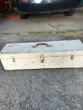 VTG Carpenter's Wooden Tool Box Storage Chest antique 32