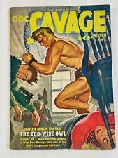 Original Doc Savage March 1942 Pulp Magazine “The Two-Wise Owl” Volume 19 #1 picture