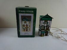 1993 FORMA VITRUM 'Breadman's Bakery'  SH135A Stained Glass & Pewter Building MC picture