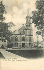 C-1910 Town Hall Naugatuck Connecticut Rotograph #A5290 Postcard 20-12995 picture