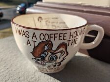 1964-1965 New York World's Fair Coffee Hound Cup Mug Dog picture