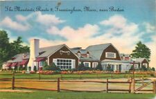 1952 Meadows Restaurant Farmingham Massachusetts roadside Colorpicture 6546 picture