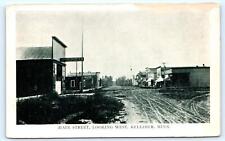 KELLIHER, Minnesota MN ~ MAIN STREET Scene 1909 Beltrami County Postcard picture