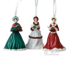Royal Doulton Songs of Christmas Set of Three Tree Ornaments New in Box picture