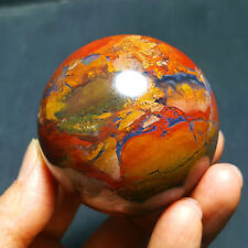 265.6G Natural Polished Colorful agate Crystal ball Madagascar 5502+ picture