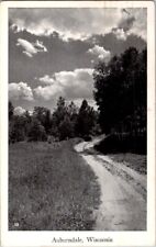 Vintage Postcard Winding Road Auburndale WI Wisconsin 1957                 D-802 picture