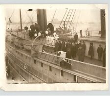Beautiful VIVID Vintage 1920s Press Photo MASSACHUSETTS Halifax Relief Ship picture