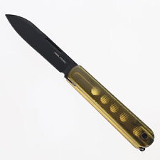 Real Steel Barlow RB5 Folding Knife Ultem Handle N690 Drop Point Plain 8021BU picture