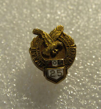 Vintage Gold filled FOE Eagles 25 years Service Pin picture