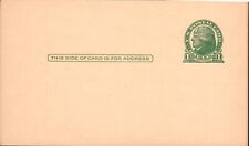 (2) Old Postcard Postal Cards Unused Jefferson Postage picture