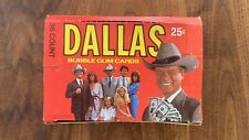 1981 Donruss Dallas TV Show Box Bubble Gum Cards Empty Display Box picture