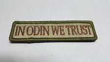 Odin We Trust god Vikings IRON ON Patch  (ODP3)   picture