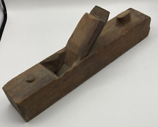 VINTAGE ANTIQUE STEEL BLADE COFFIN STYLE WOOD PLANE picture