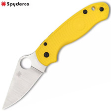Spyderco Para 3 Salt CPM MagnaCut Blade Lightweight Yellow FRN Handles C223PYL picture