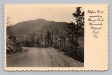 Postcard Skyline Drive Approaching Mary's Rock Shenandoah National Park Virginia picture