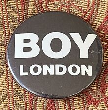 Vtg Original BOY LONDON 1980s Pin Button picture