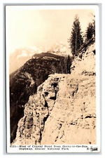 Glacier National Park RPPC ~ Crystal point & Going to the sun highway picture