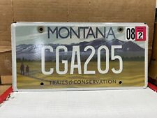 TRAILS & CONSERVATION GALLATIN VALLEY LAND TRUST MONTANA LICENSE PLATE picture