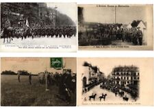 RUSSIAN ARMY IN FRANCE MILITARY 14 Vintage Postcards + 5 Trade Cards (L6088) picture